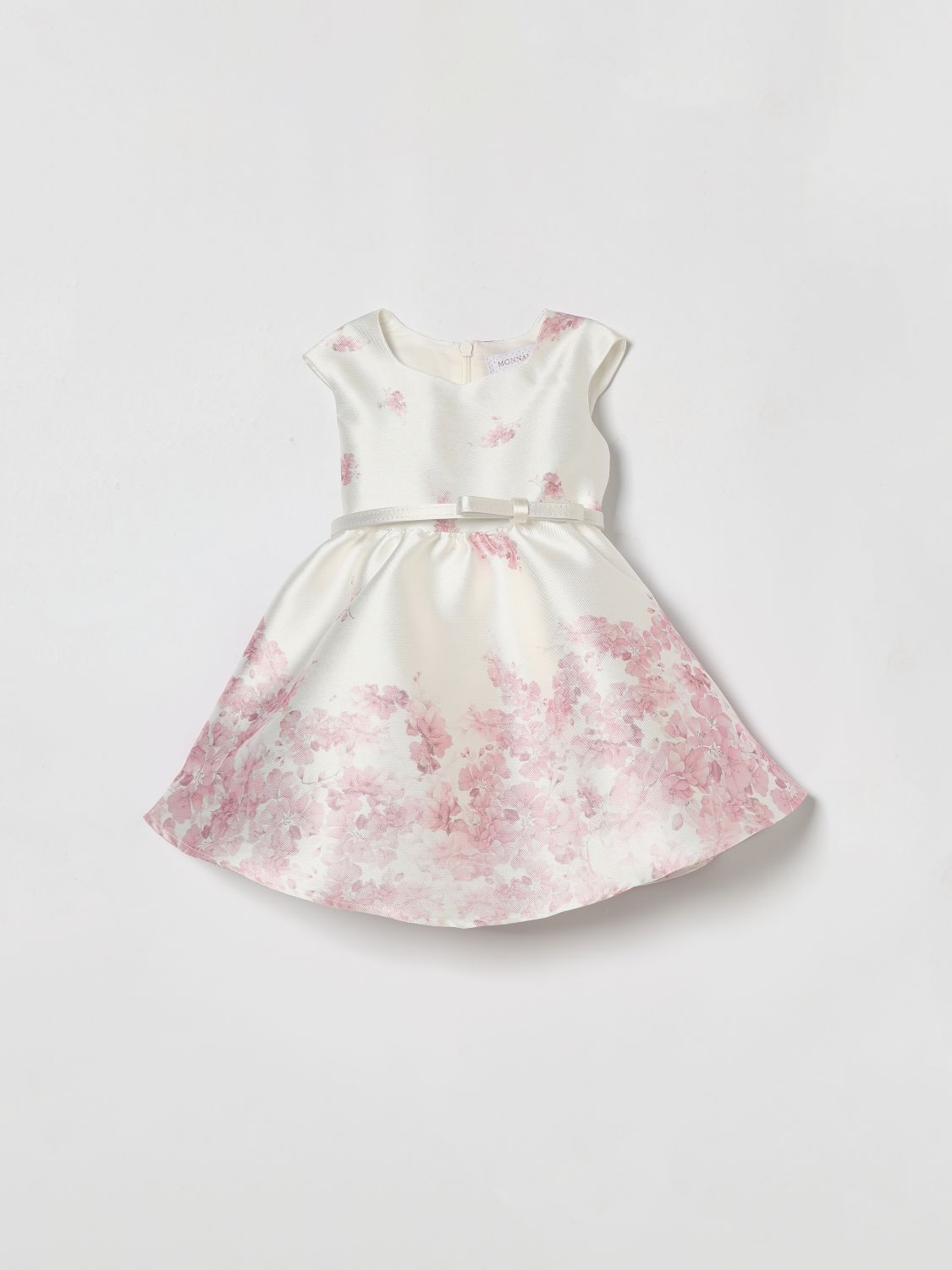 MONNALISA Satin-Kleid mit Blumenprint