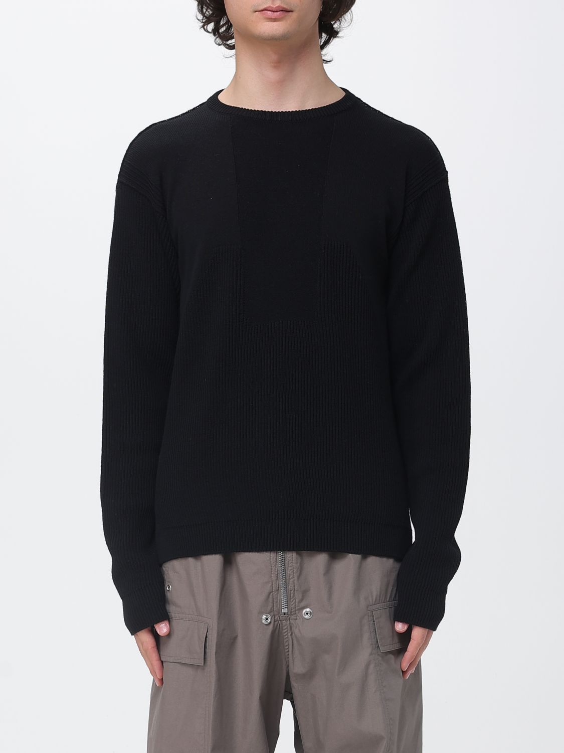 RICK OWENS Rundhalspullover aus Baumwolle