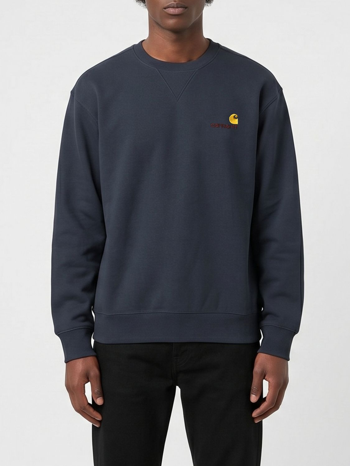 Carhartt Wip Cotton Blend Crewneck Sweatshirt with Logo · XL