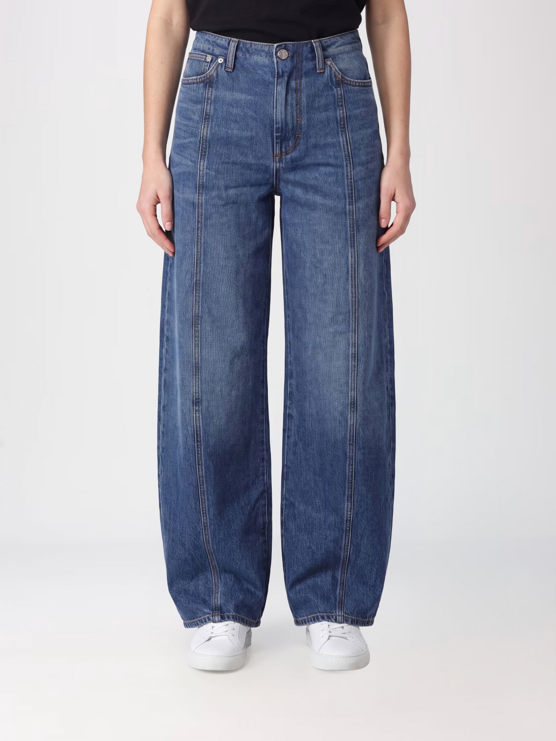 SPORTMAX Jeans Dora palazzo in denim di cotone