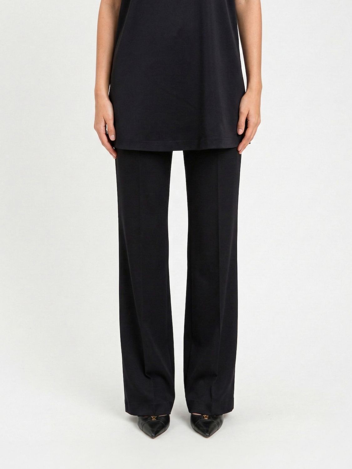 Twinset Klassische Crêpe-Hose