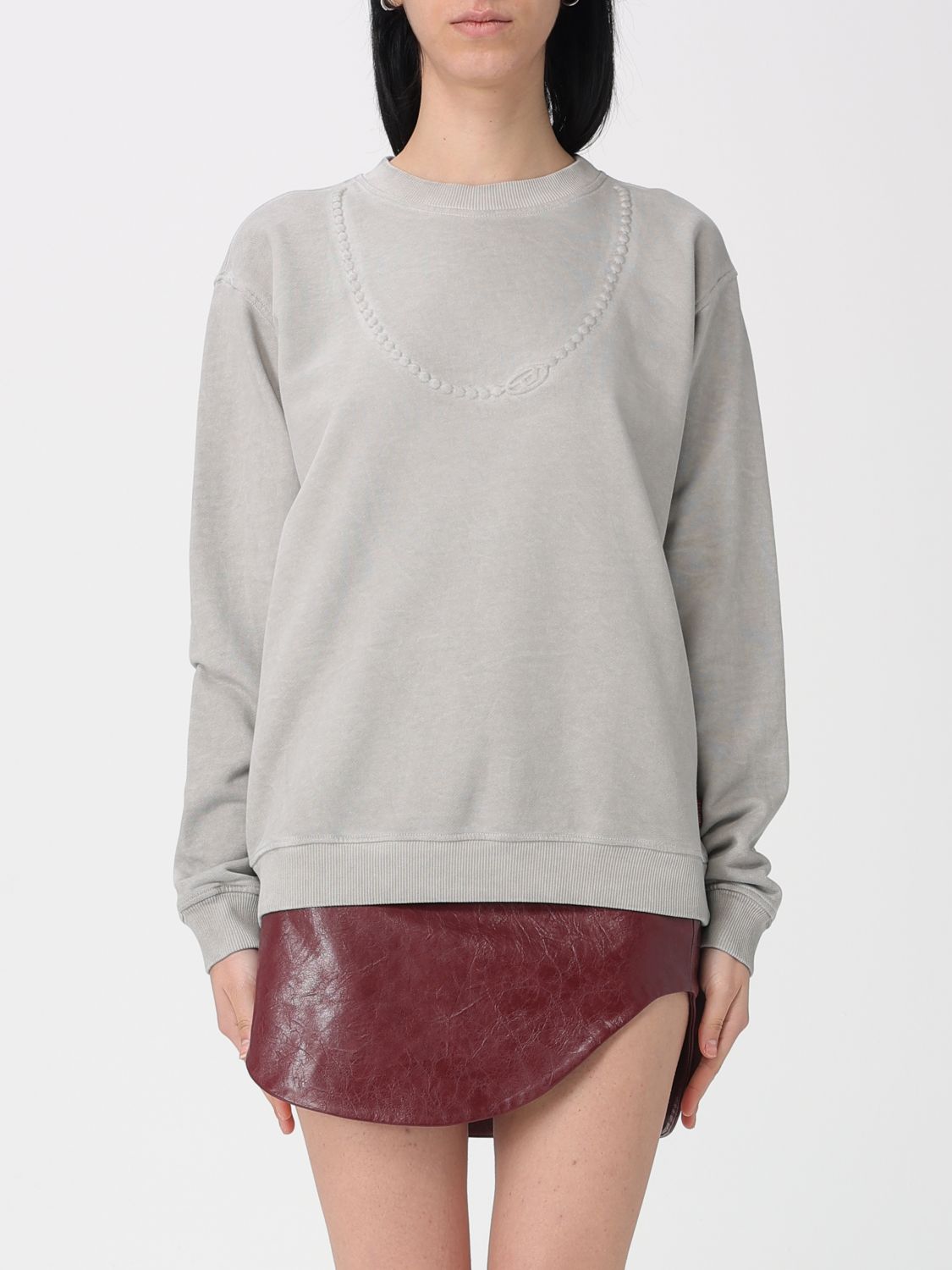 Diesel Γυναικών Γκρί Sweatshirt Woman Color