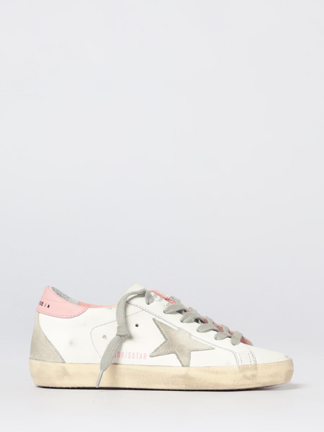 GOLDEN GOOSE Super-Star Sneakers aus Used-Leder