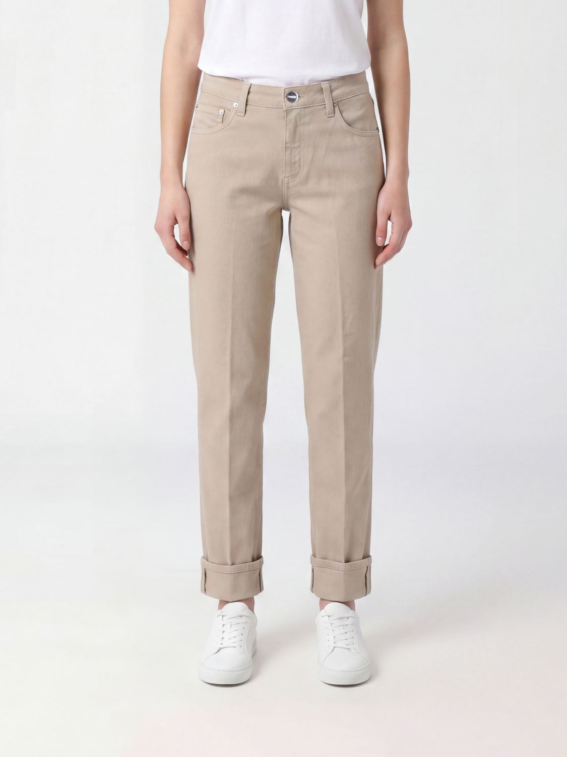 DONDUP Jeans Woman color Beige