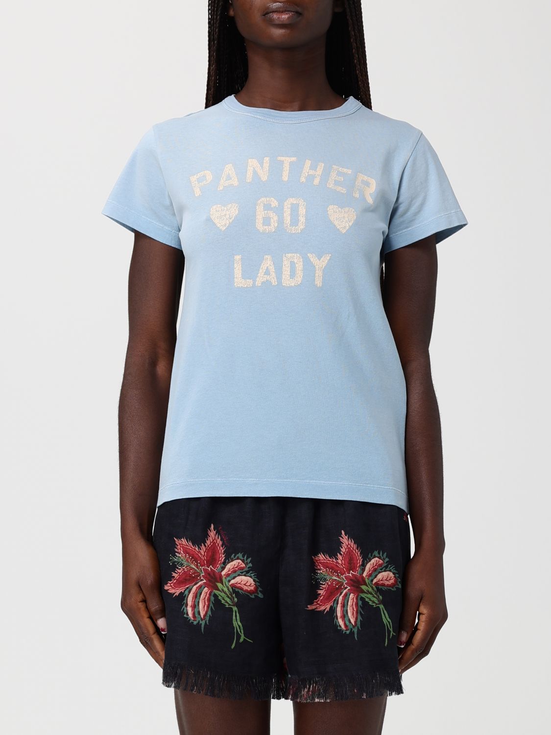 Valentino Γυναικών Γκρί Cotton T-Shirts Chez