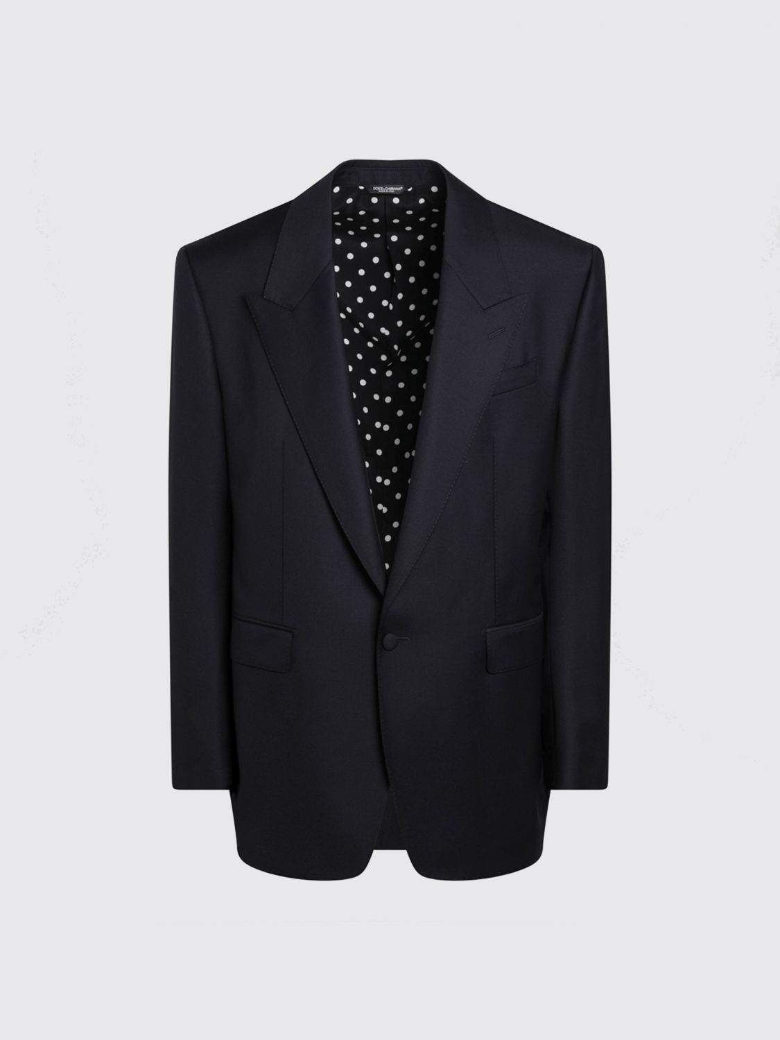 DOLCE & GABBANA Einreihiger Blazer aus Schurwolle