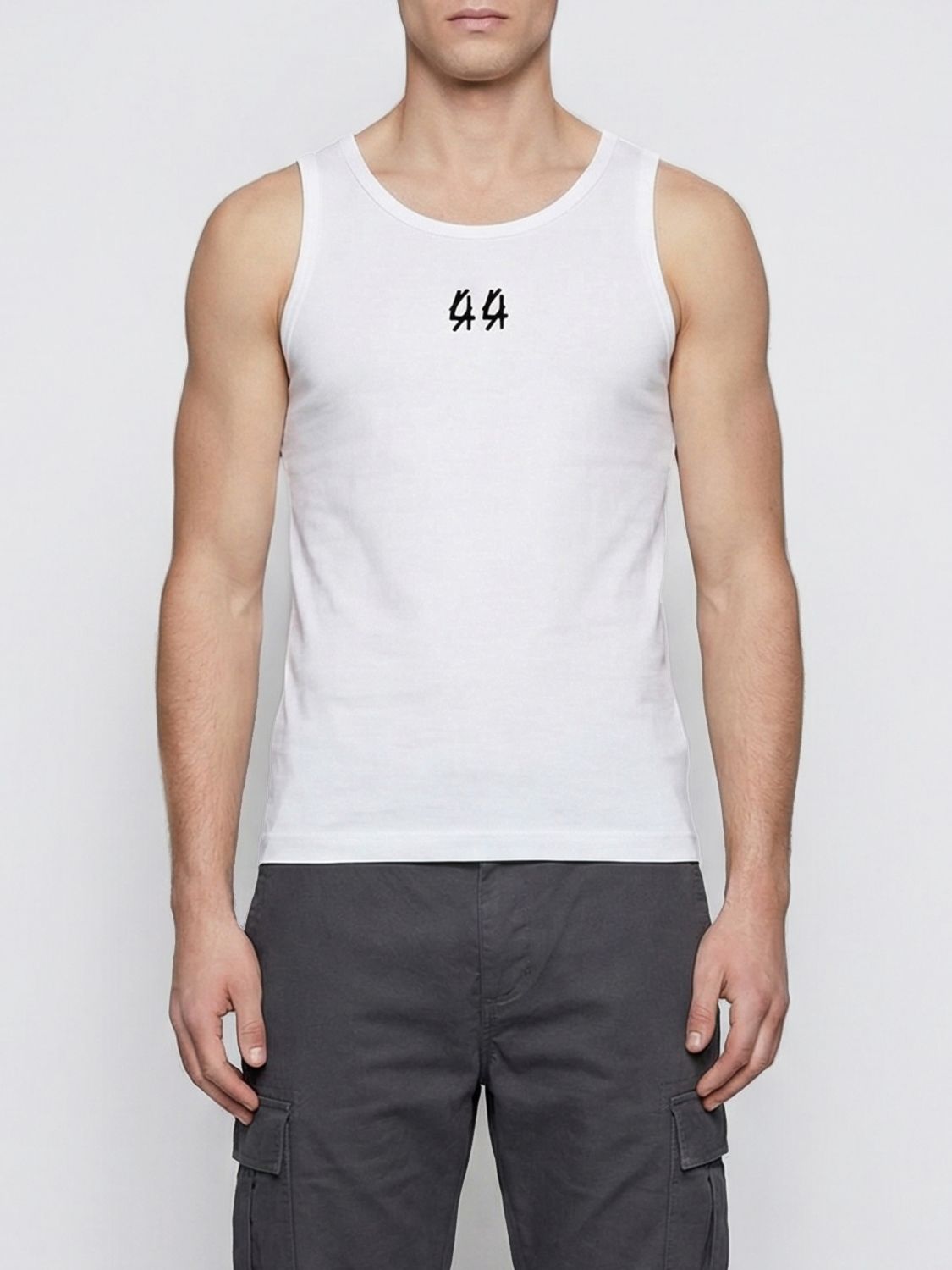 44 LABEL GROUP Stretch Cotton Tank Top