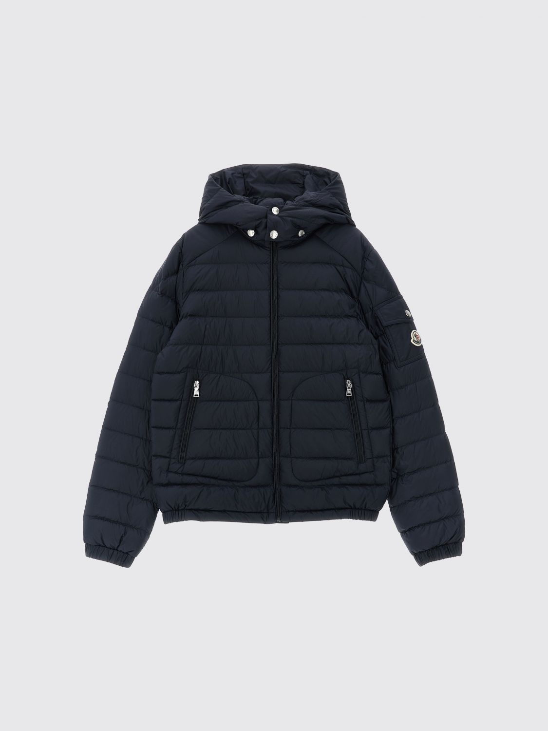 MONCLER Gesteppte Nylon-Daunenjacke mit Kapuze