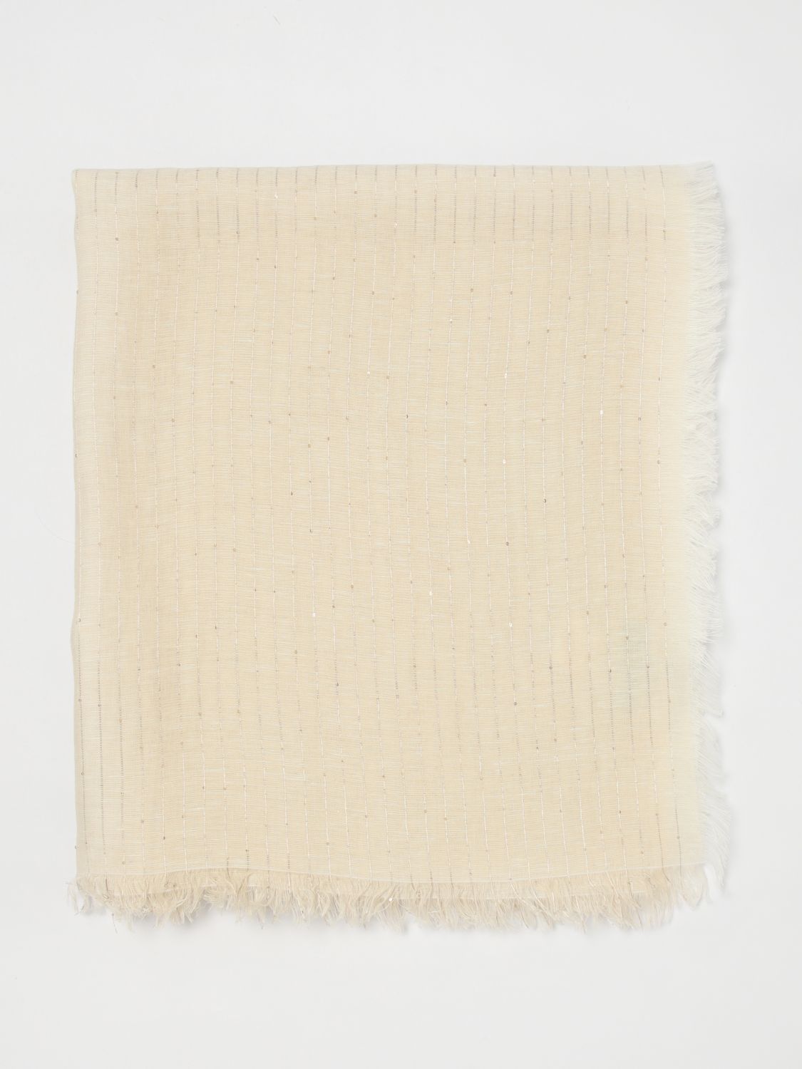 Fabiana Filippi Linen and Lurex Scarf · OS