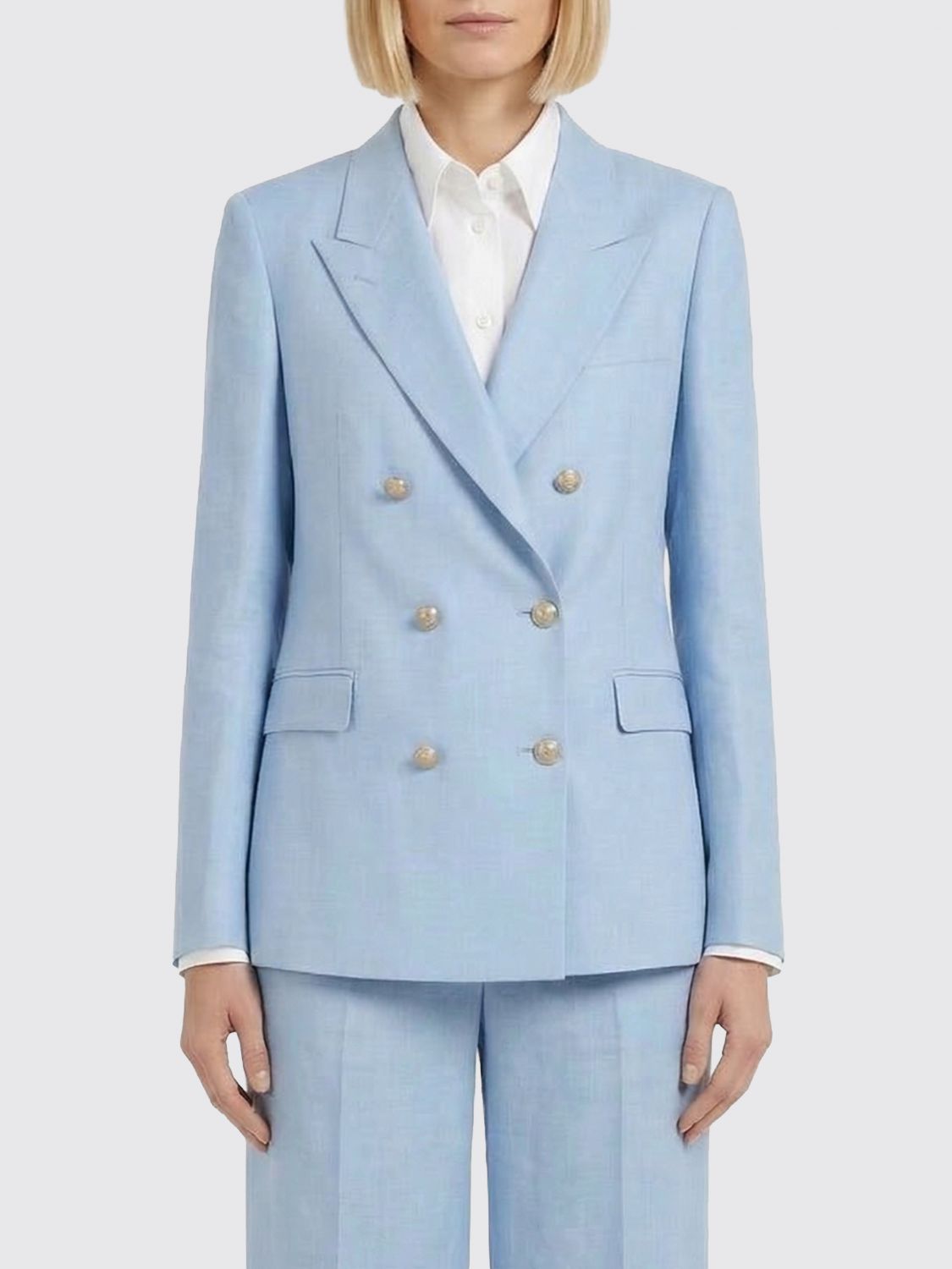 TAGLIATORE Zweireihiger Blazer aus Schurwollmischung
