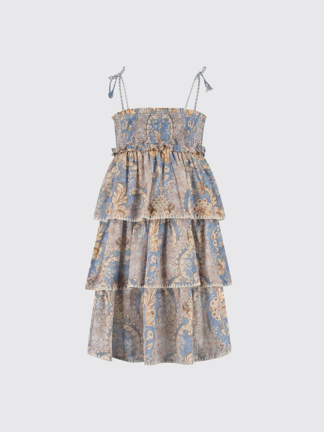 ZIMMERMANN Printed Cotton Mini Dress　ZIMMERMANN プリントコットンミニドレス ZIMMERMANN