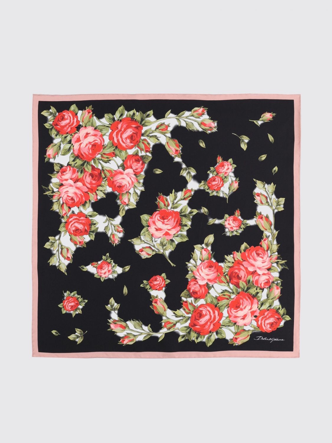DOLCE & GABBANA Seidentuch Damen Farbe Schwarz