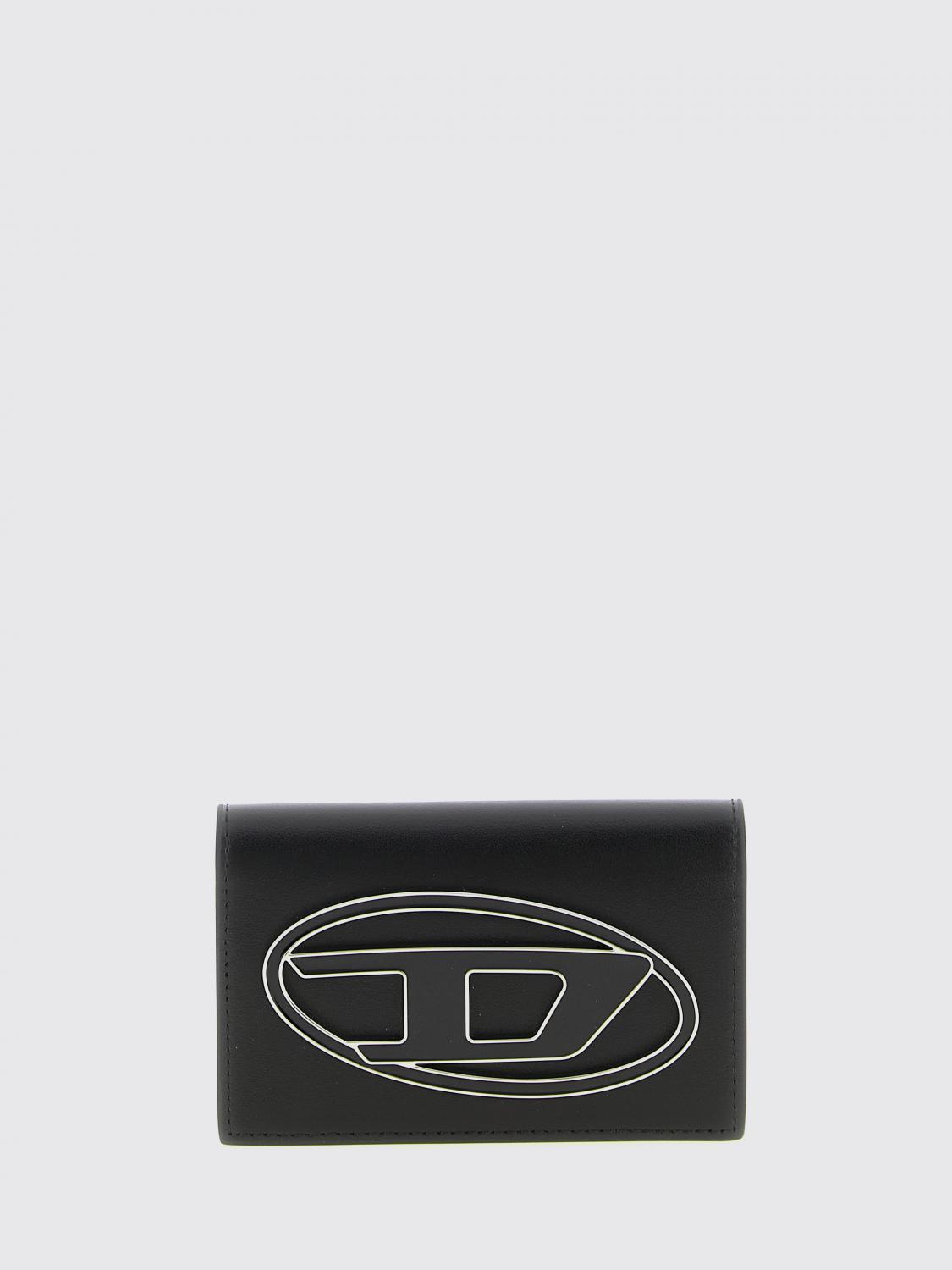 DIESEL 1dr iv Leather Card Holder Oval D　DIESEL 1dr iv レザー カードホルダー オーバル D DIESEL