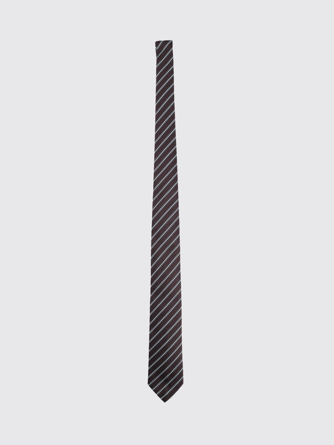 GIORGIO ARMANI Jacquard Striped Silk Tie　GIORGIO ARMANI ジャカード ストライプ シルク ネクタイ GIORGIO
