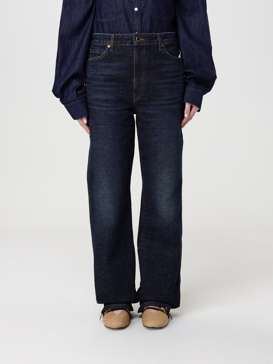 KHAITE Straight Jeans in Cotton Denim KHAITE