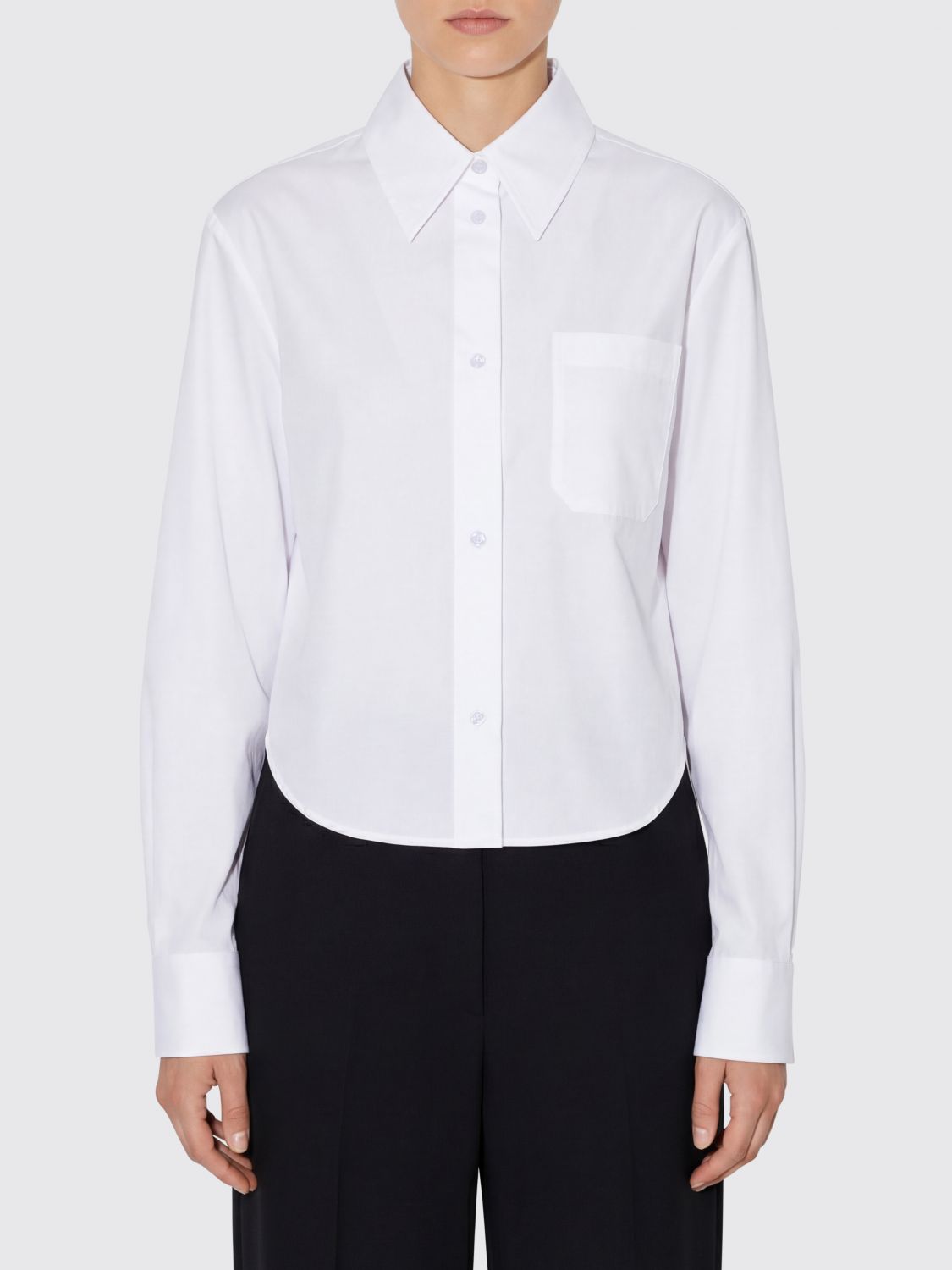 SPORTMAX Klassisches Baumwollmischgewebe-Hemd