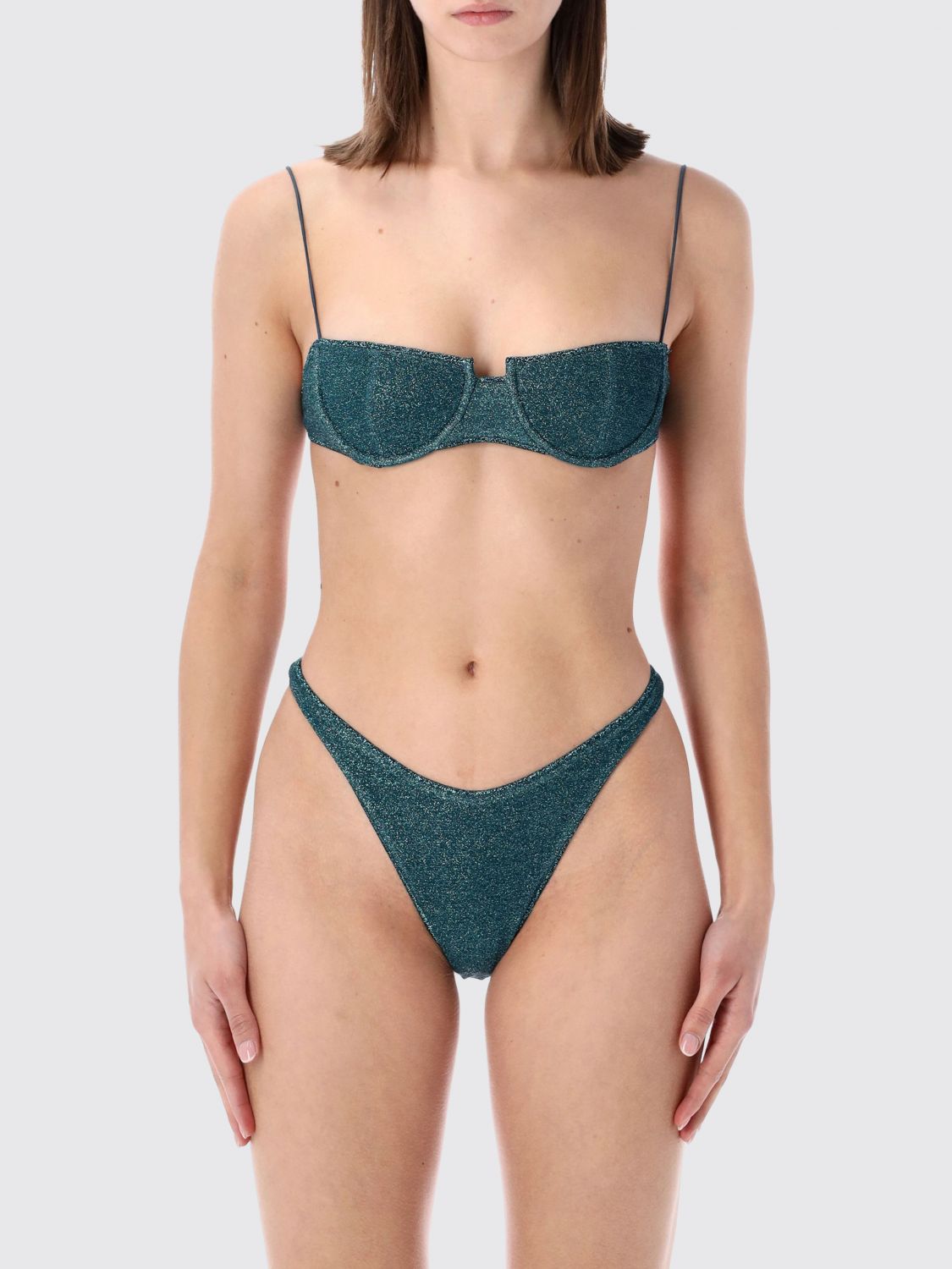 Oséree Γυναικών Peacock Swimsuit Woman Color