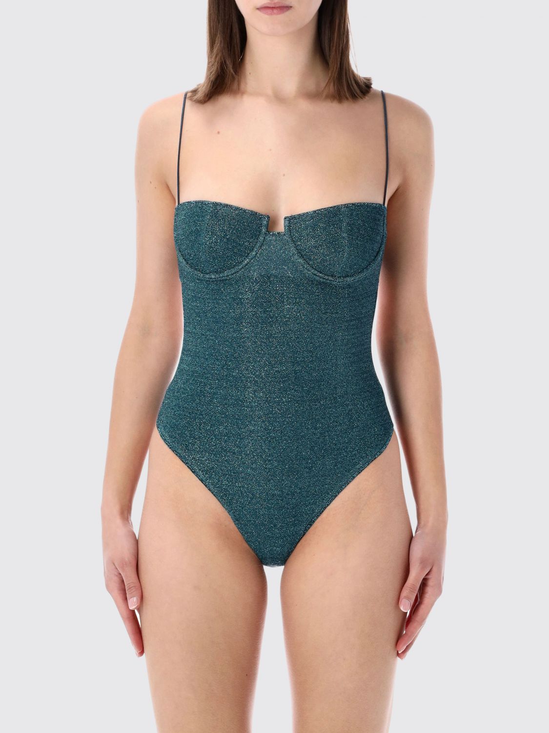 Oséree Γυναικών Peacock Swimsuit Woman Color