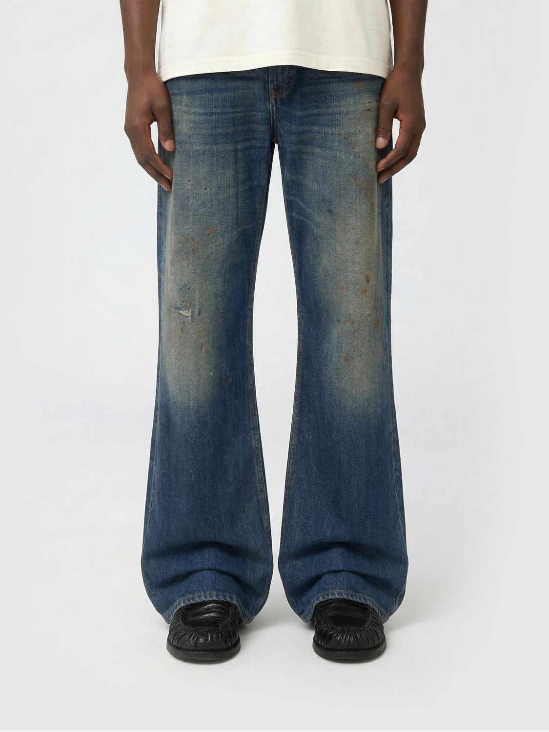 Acne Studios ACNE STUDIOS Jeans Men color Blue　ACNE STUDIOS ジーンズ メンズ カラー ブルー