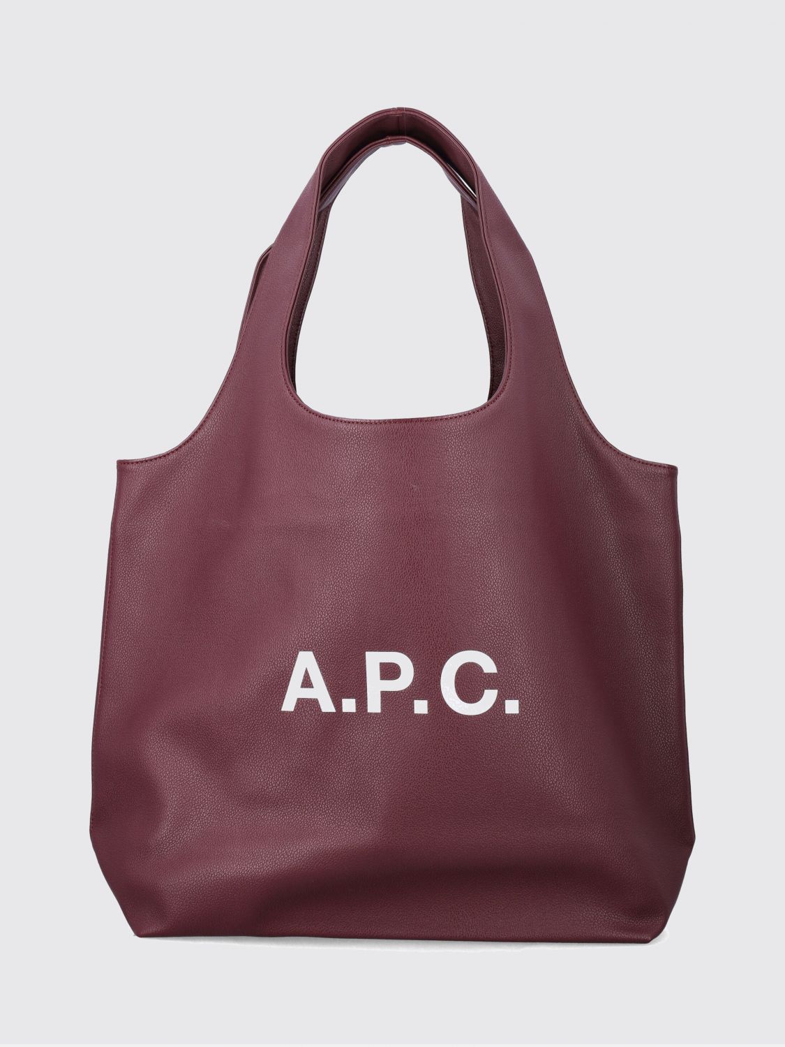 Bag A. P.C. Men color Burgundy