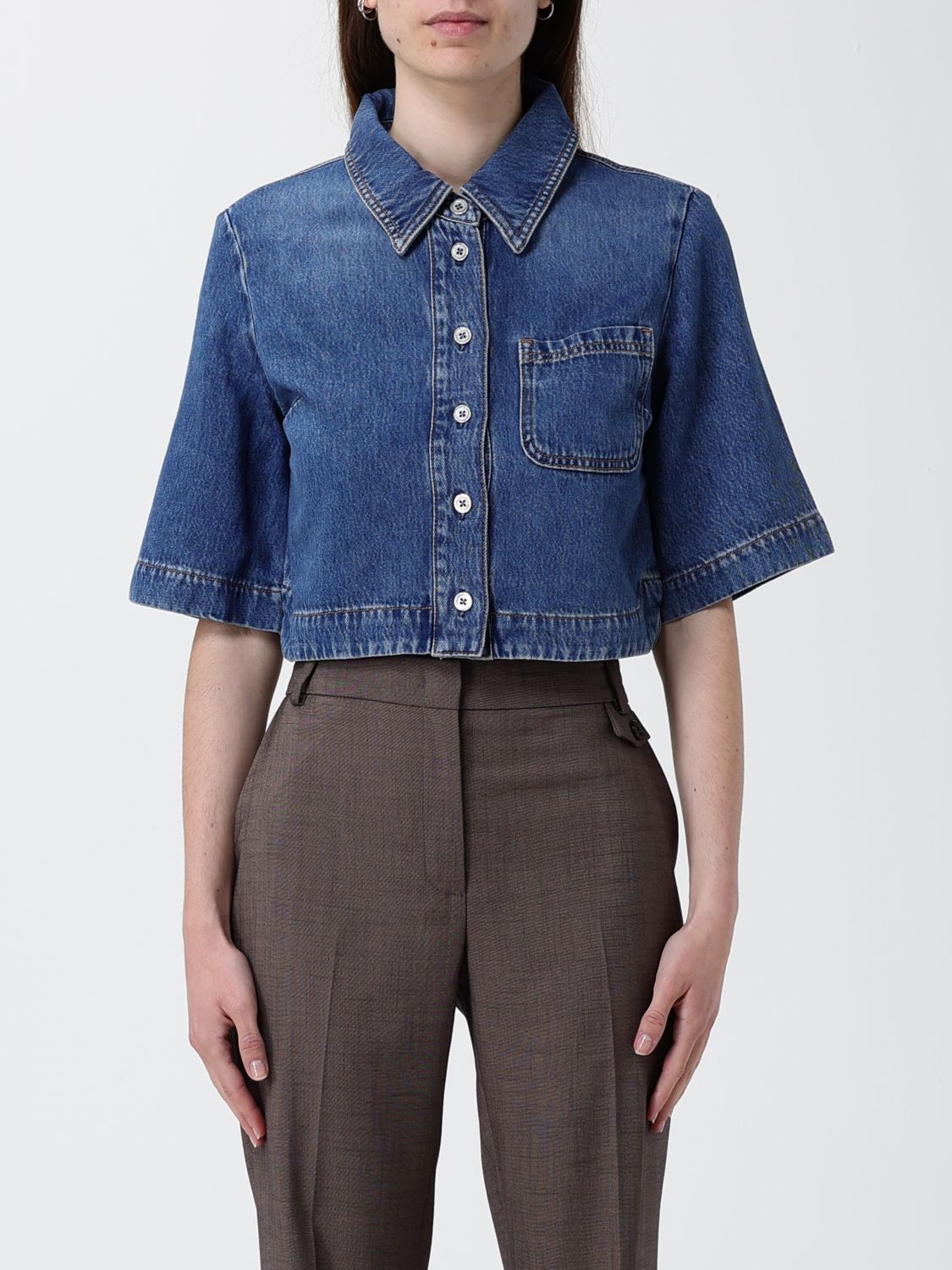 Liu Jo Γυναικών Μπλε Shirt Woman Color