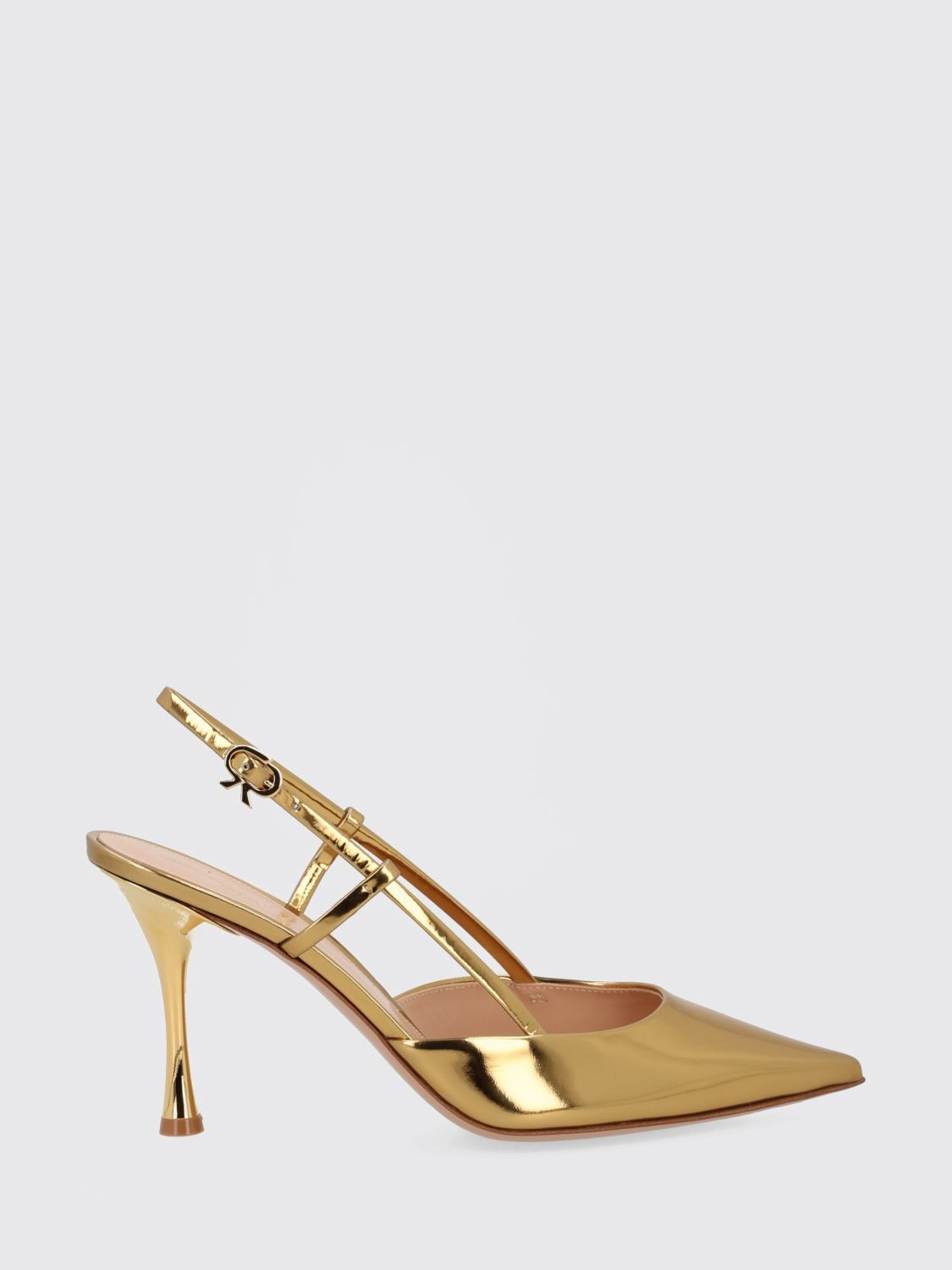 GIANVITO ROSSI Ascent Slingpumps aus laminiertem Lackleder
