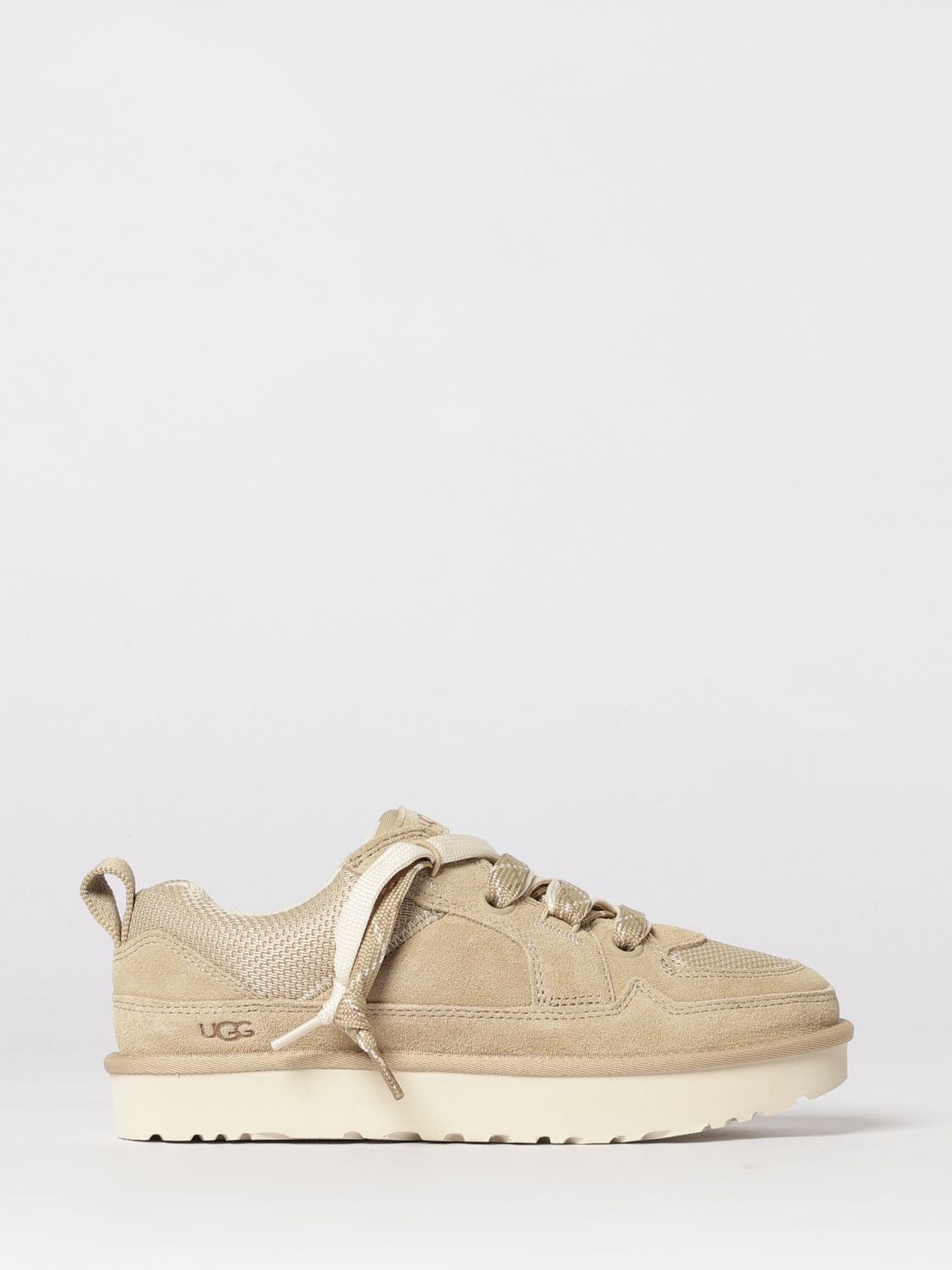 Ugg Lo Lowmel Suede and Mesh Sneakers