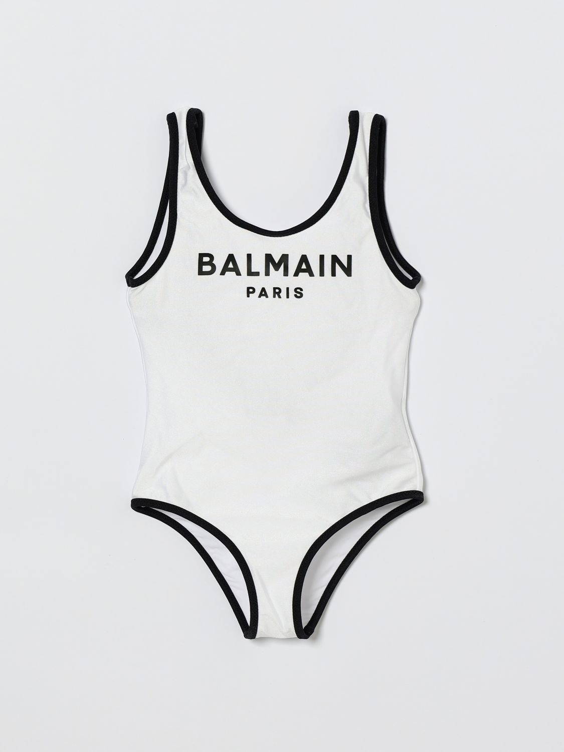 BALMAIN Logo-Jersey-Badeanzug