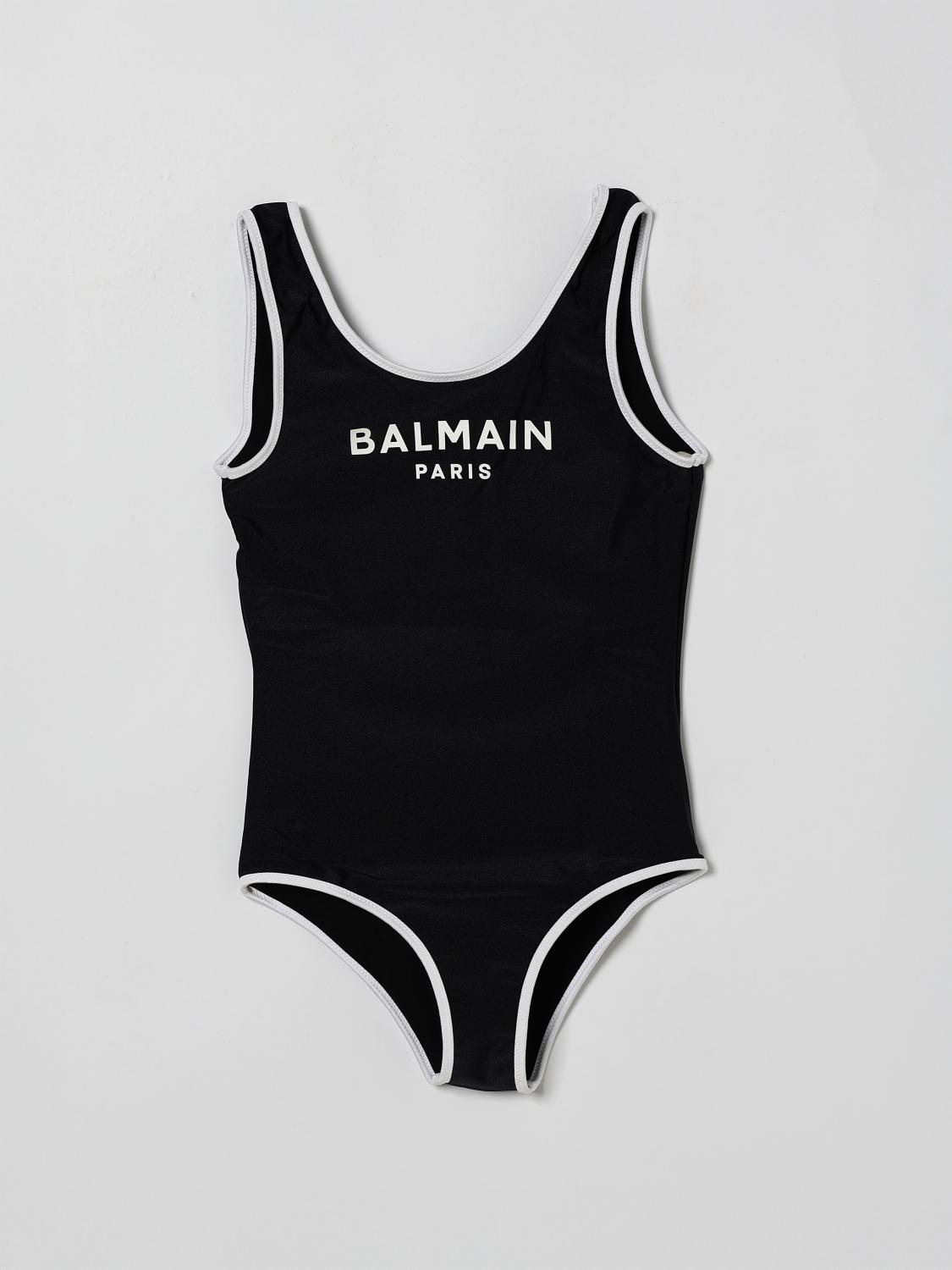 BALMAIN Logo-Jersey-Badeanzug