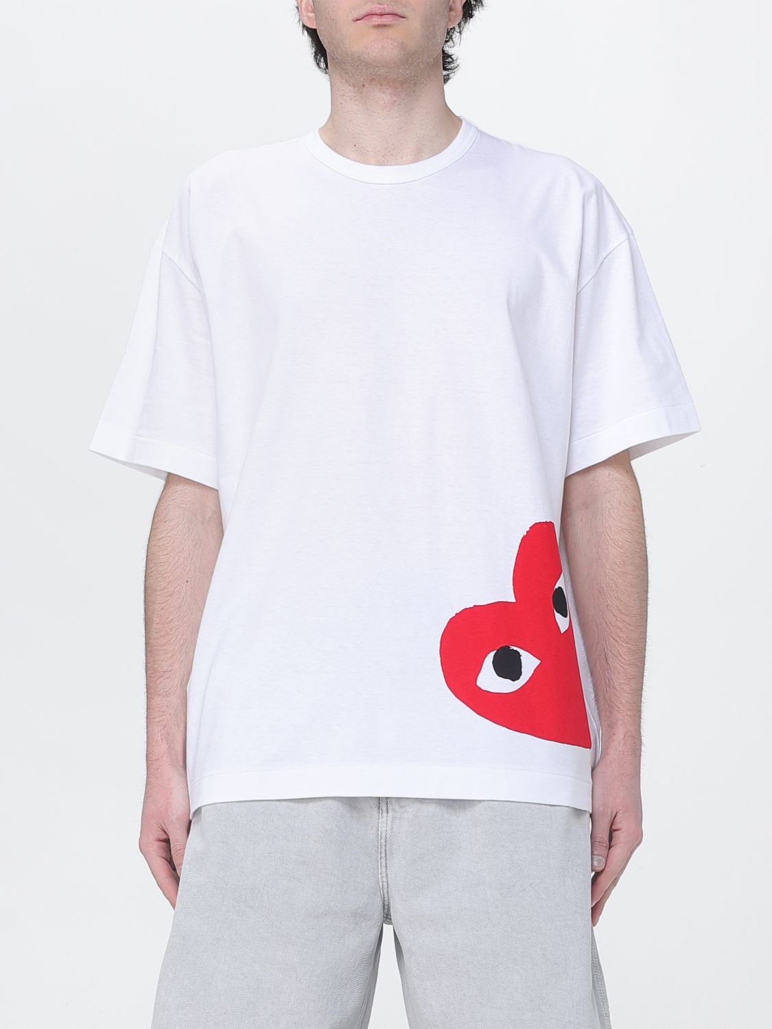 Comme Des Garçons Play Printed Cotton T-Shirt