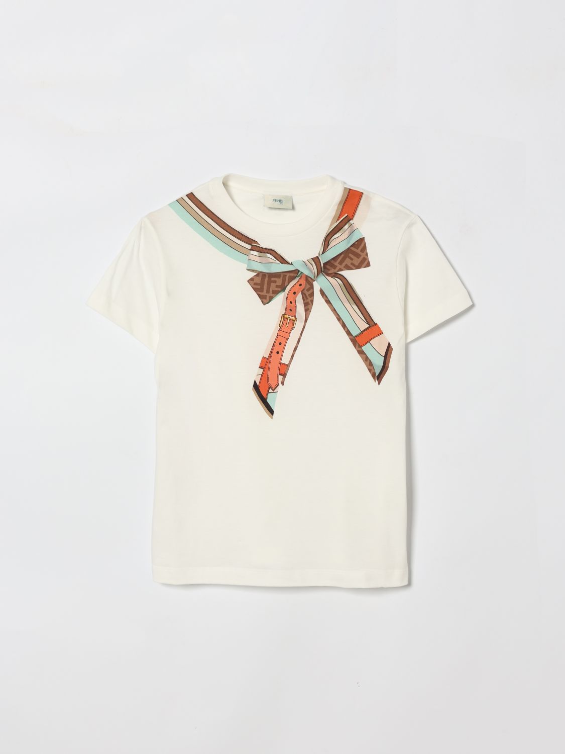 T-Shirt FENDI Bambino colore Bianco