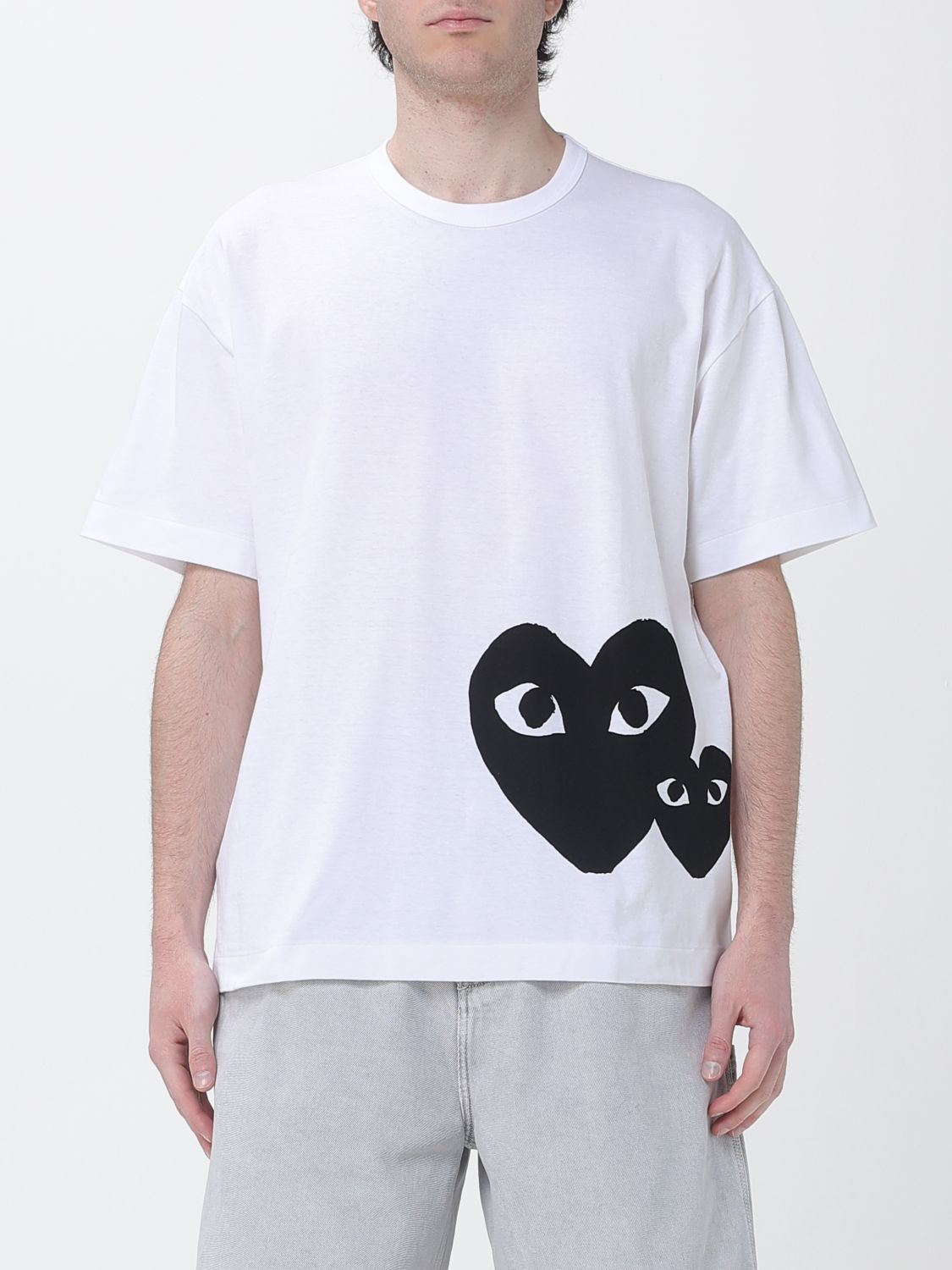 Comme Des Garçons Play Printed Cotton T-Shirt