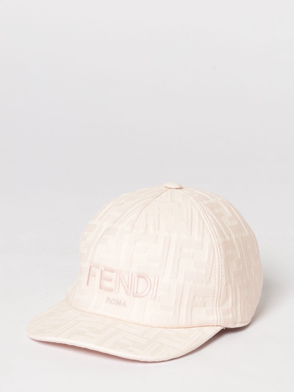 FENDI Cappello FF in twill di cotone con monogram jacquard