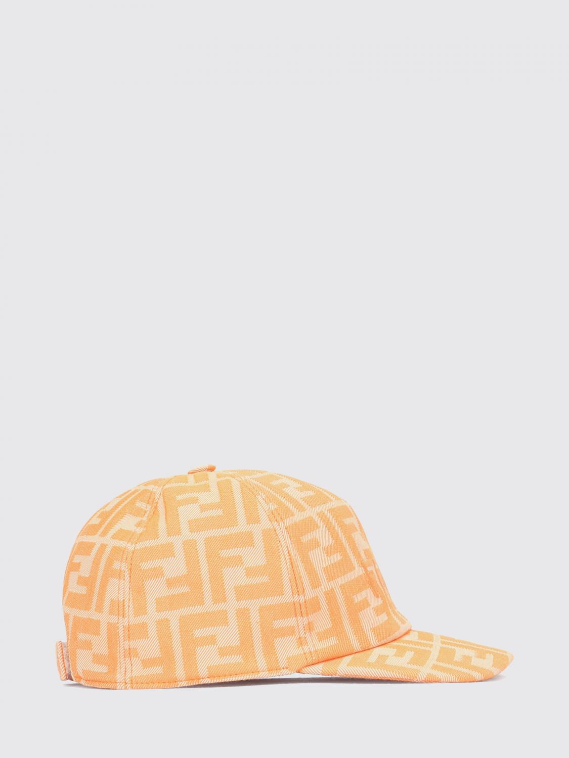 FENDI Cappello FF in twill di cotone con monogram jacquard