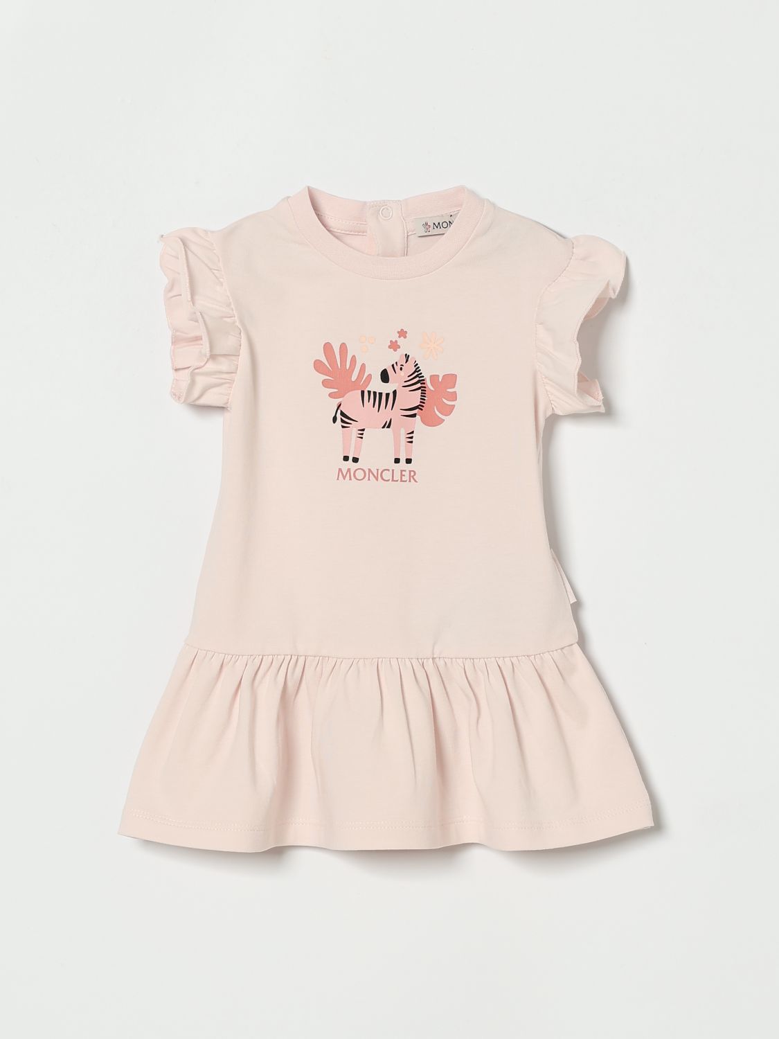 MONCLER MONCLER Stretch Cotton Logo Dress　MONCLER ストレッチ コットン ロゴ ドレス
