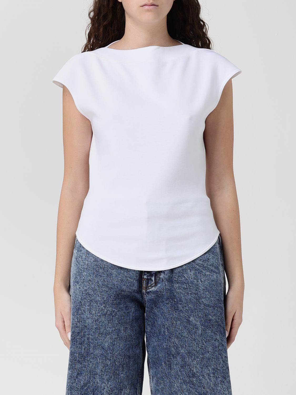 ALAÏA Cotton Blend Top　ALAÏA コットンブレンドトップス ALAÏA