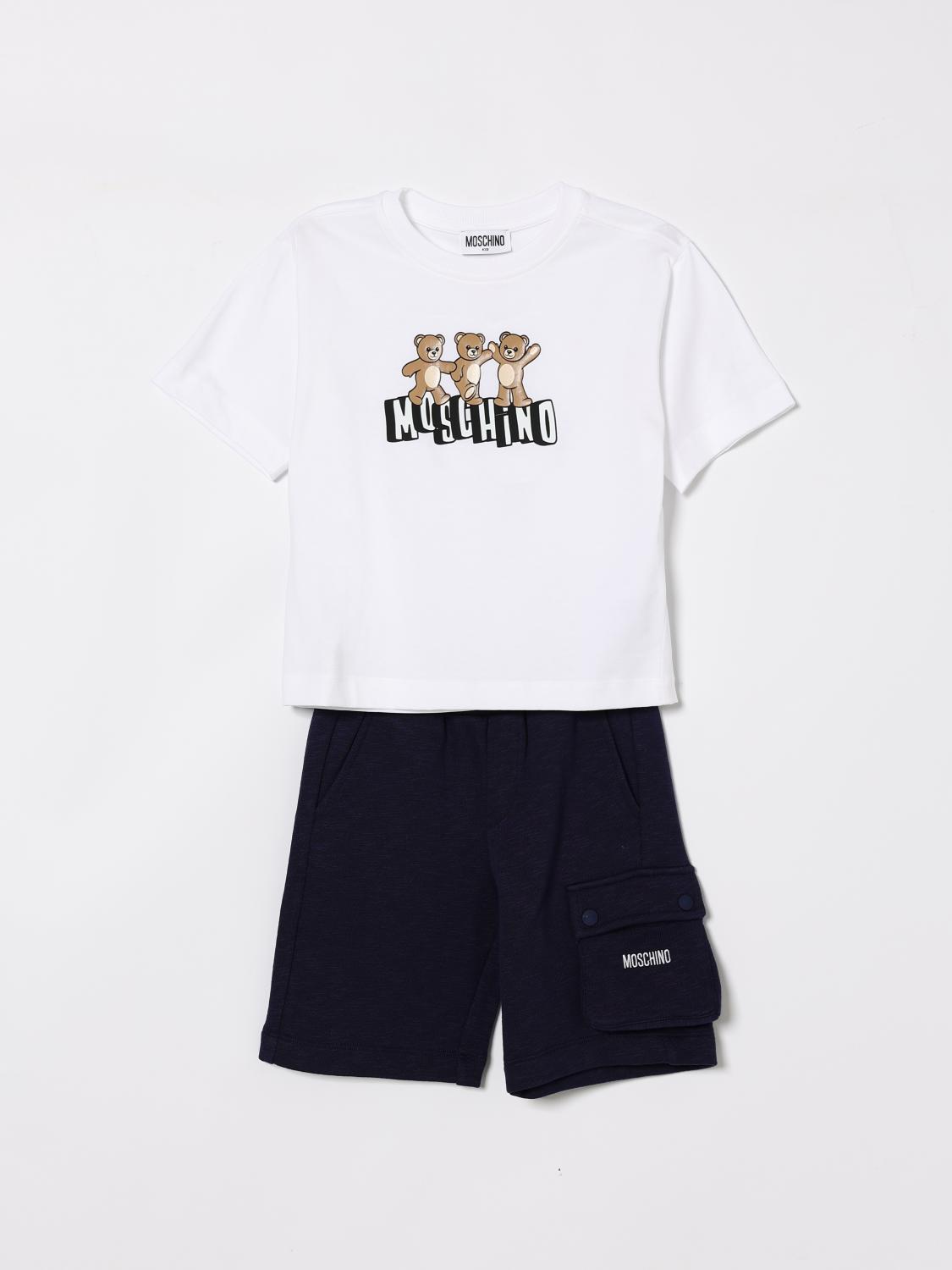 MOSCHINO Baumwoll-Set mit Logo