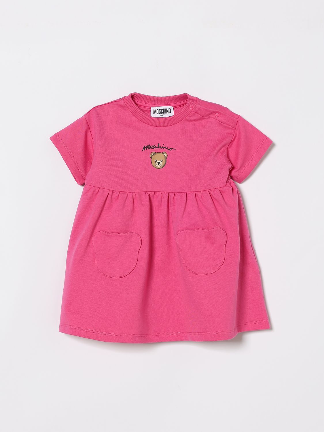 MOSCHINO Baumwollkleid mit Logo