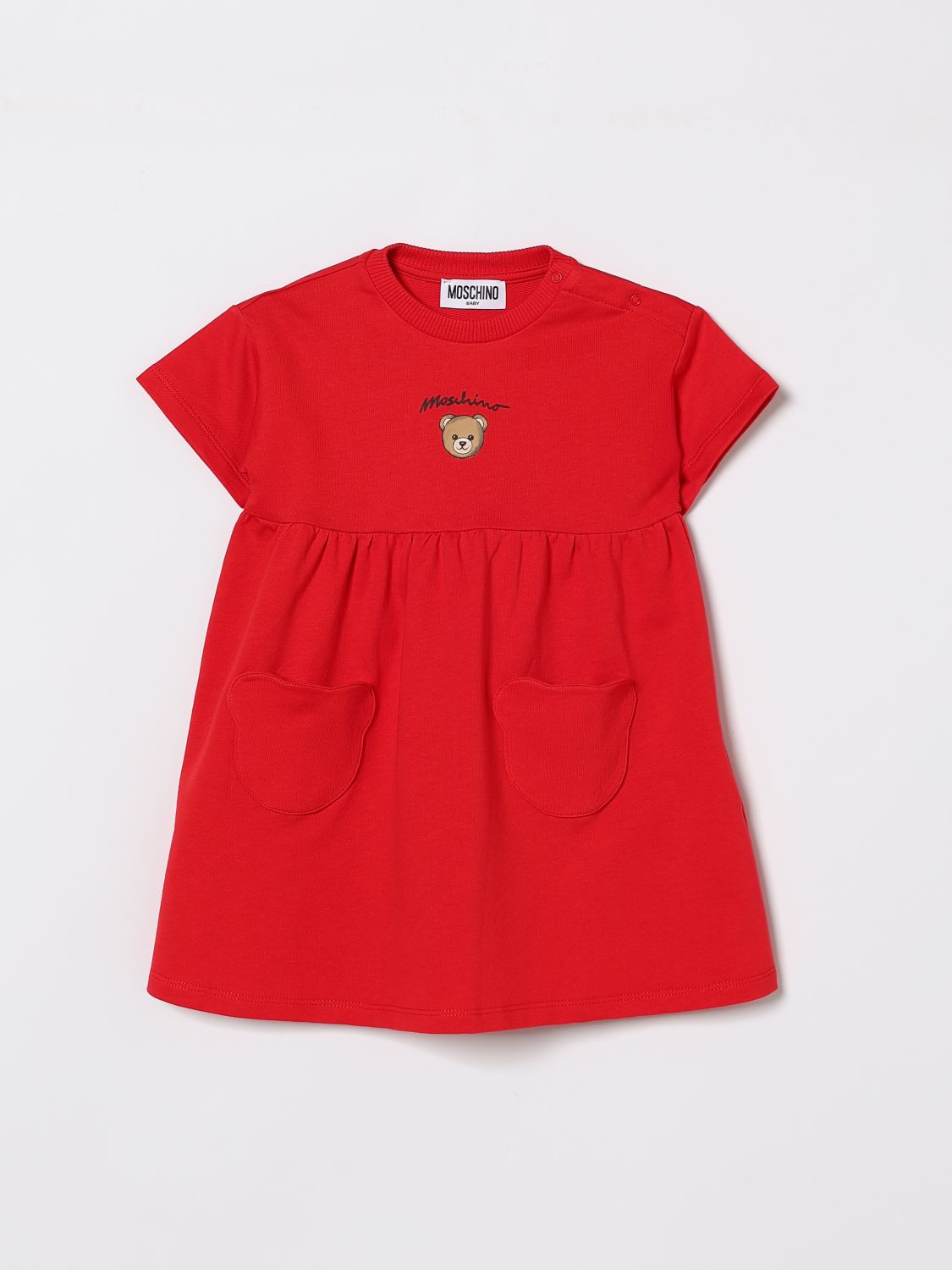 MOSCHINO Baumwollkleid mit Logo