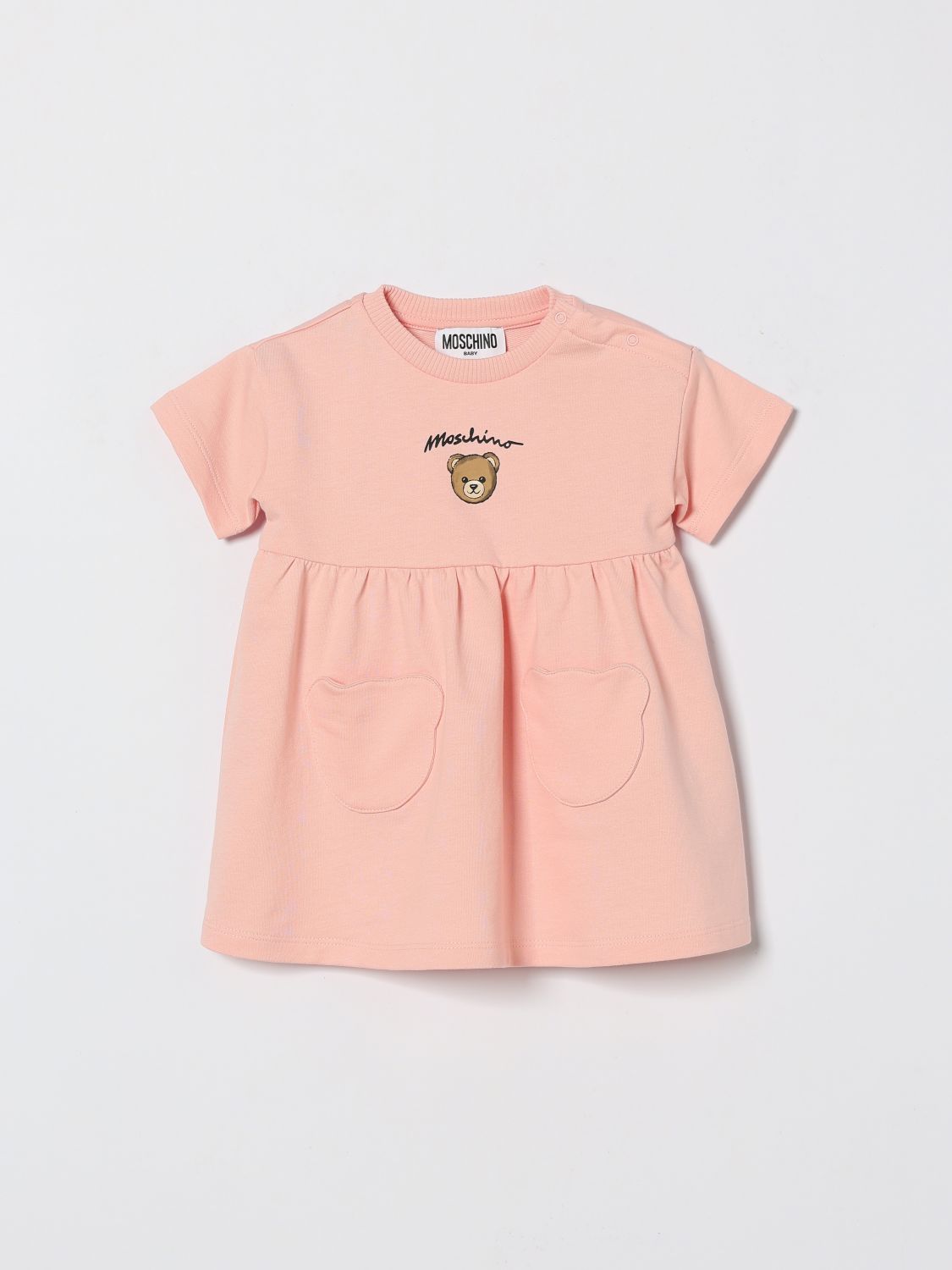 MOSCHINO Baumwollkleid mit Logo