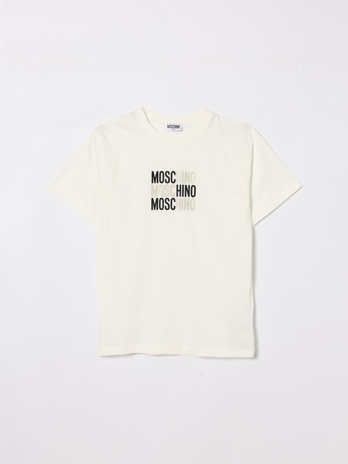MOSCHINO Baumwoll-T-Shirt mit Logo