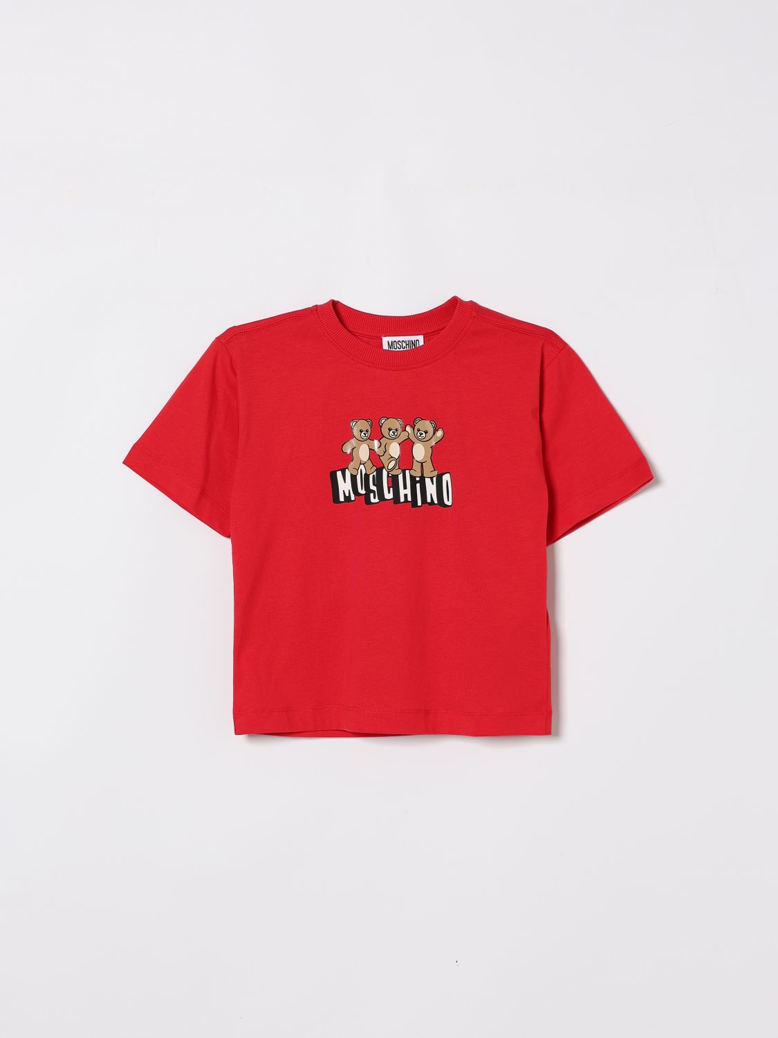 Moschino T-Shirt Kids color Red - Size: 5 - male