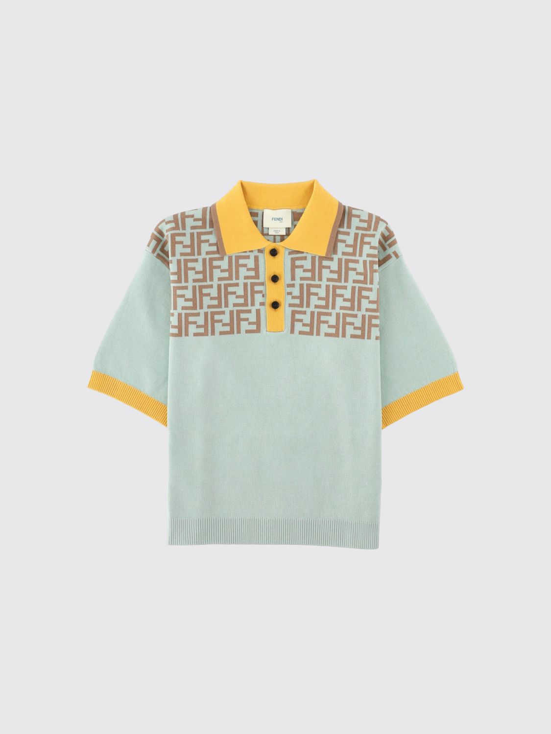FENDI Polo Bambino colore Verde