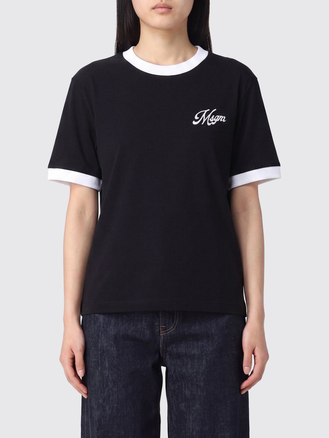 MSGM T-Shirts Donna colore Nero