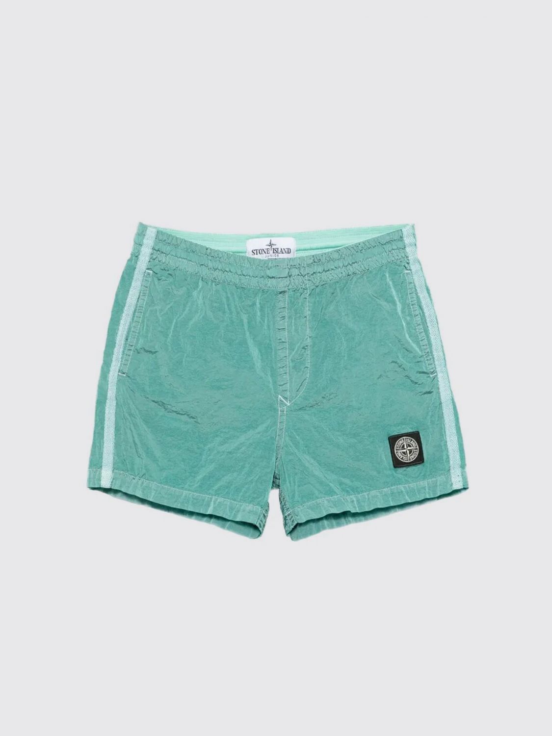 STONE ISLAND JUNIOR Shorts aus technischem Gewebe