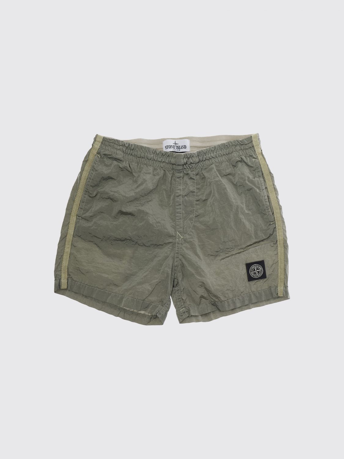 STONE ISLAND JUNIOR Pantaloncini in tessuto tecnico
