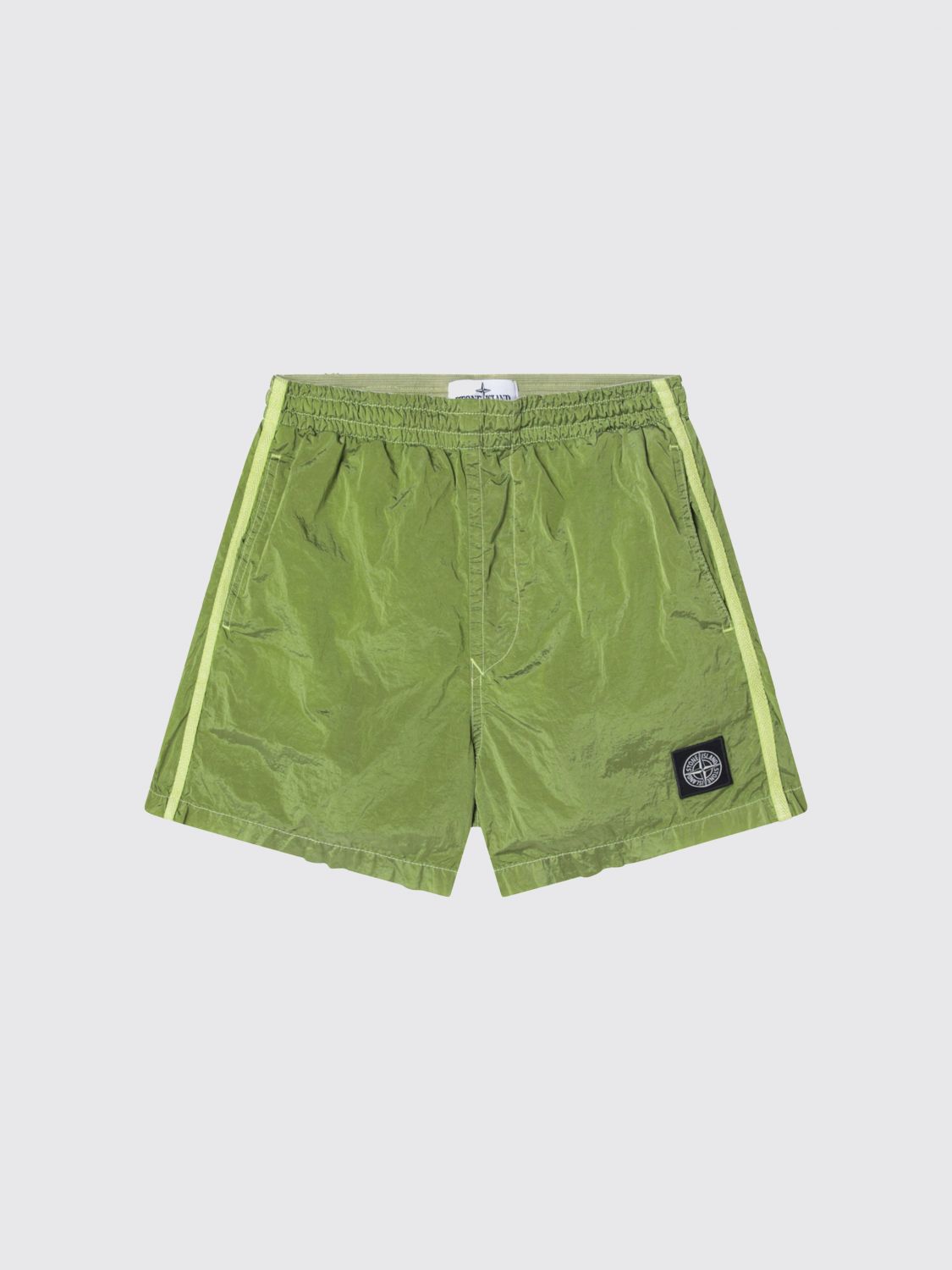 STONE ISLAND JUNIOR Pantaloncini in tessuto tecnico