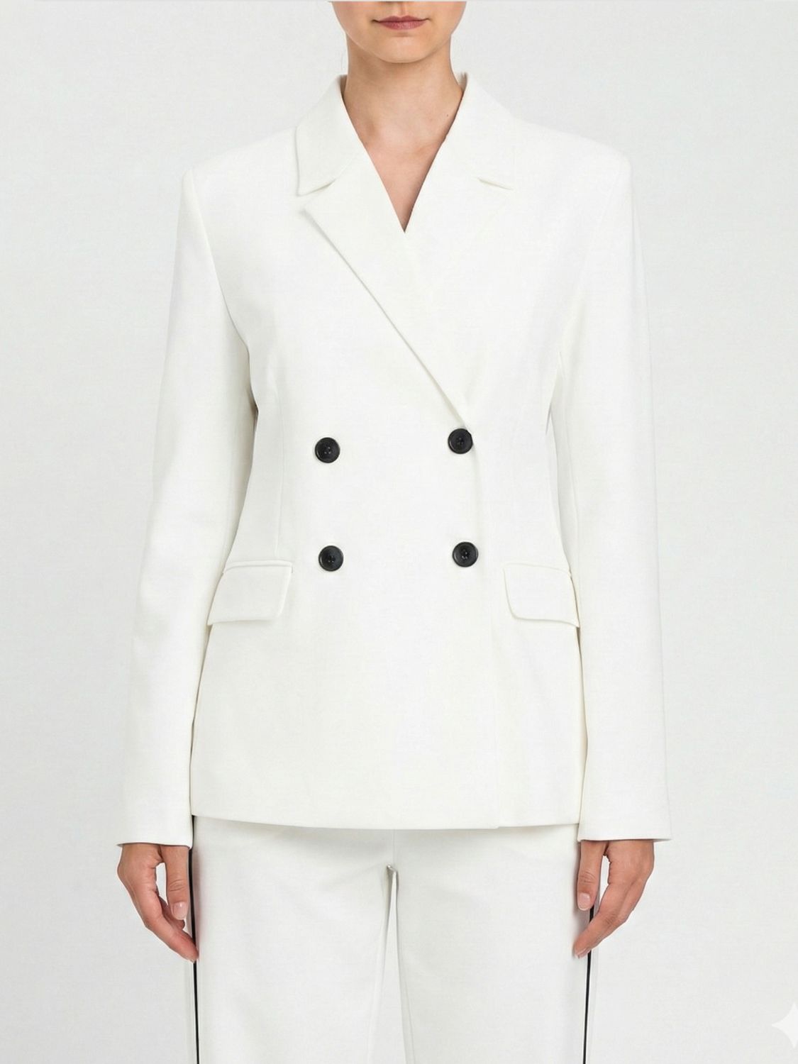 Actitude Twinset Zweireihiger Viskose-Blazer