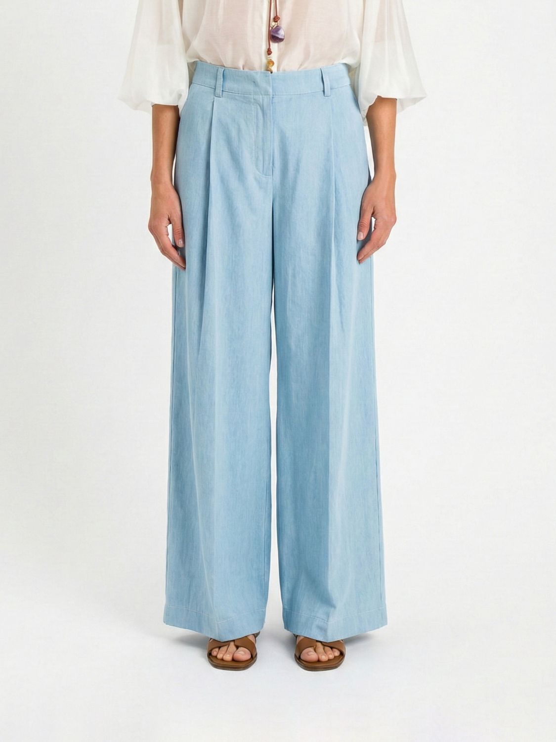 Twinset Palazzo-Hose aus Baumwolle