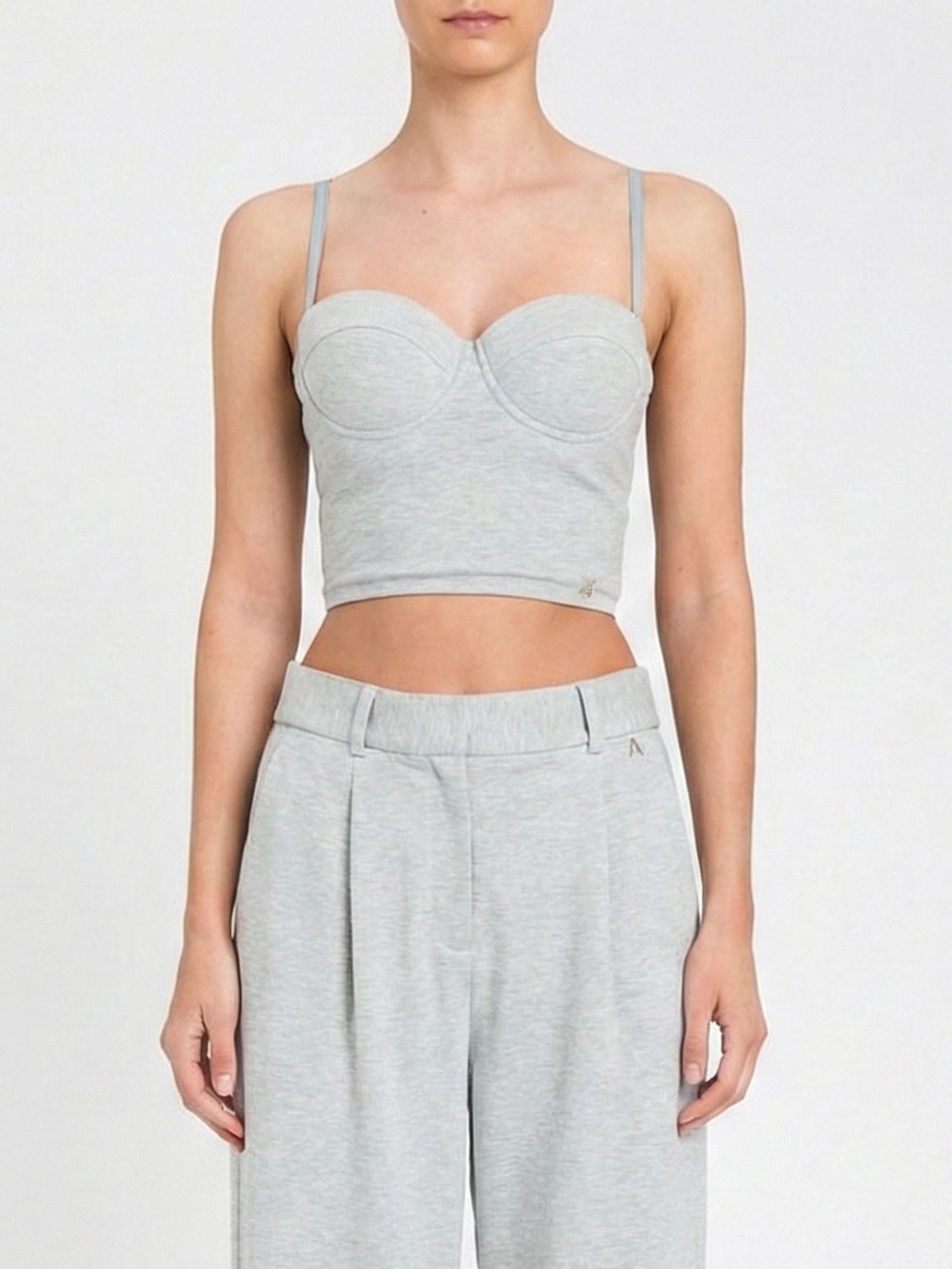 Actitude Twinset Viskose-Korsett-Top
